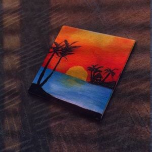 Simple Island mini painting